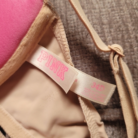 Pink by Victoria's Secret Nude T Bsck Push up Bra - Picture 2 of 5